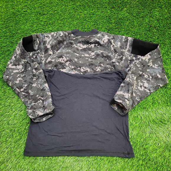 TRU-Spec Tactical Military Combat Shirt M/L 20x27 Black - Picture 2 of 14